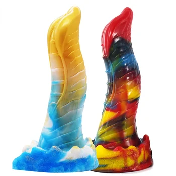 Большой пенис специальной формы, имитирующий фаллоимитатор из жидкого силикона для анальной пробки, товары для мастурбации XXL, секс-игрушки для геев, реалистичные