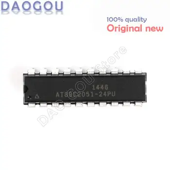 10 шт./лот AT89C2051-24PU Встроенный микроконтроллер DIP20 8-битный 2K Flash AT89C2051 89C2051 IC Chipset100% Оригинальный Новый