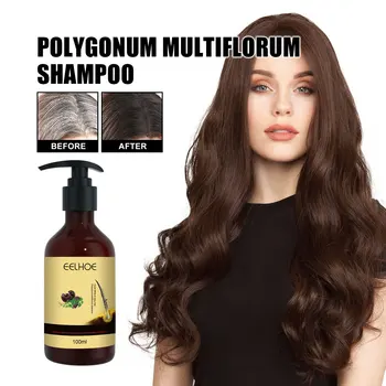 100 мл Шампуня с травяной эссенцией, Натуральный шампунь, растительное увлажняющее питание, Восстановление поврежденных волос, защита от перхоти, Защита от зуда