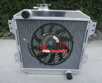 Алюминиевый Радиатор + ВЕНТИЛЯТОР для FORD CAPRI RS/ESCORT SUPERSPEED MK1 ESSEX V6 2.6/3L