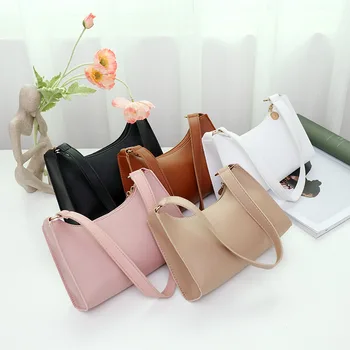 Сумка женская новая модная популярная сумка на одно плечо для подмышек, сумочка