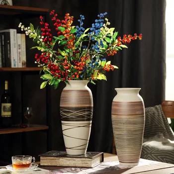 Цзиндэчжэньский фарфор, подарки ручной работы, Европейские керамические вазы, индивидуальные украшения для дома в стиле ретро, Ваза для цветов, горшок