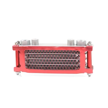 Масляный радиатор интерфейса M10 Алюминиевая Система охлаждения красного цвета