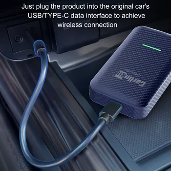 CarlinKit 4.0 Carplay Ai Box Проводной / Беспроводной Автомобильный Мультимедийный плеер Carplay Android Box Wifi Bluetooth для iTunes / Apple