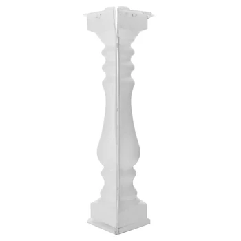 4 Комплекта формы для римской колонны 60x14 см, ограждение балкона, сада, бассейна, Цементные перила, Гипсовая Бетонная форма, форма для колонны