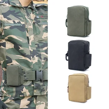 Тактический чехол Molle EDC, поясная сумка для гаджетов, военная техника, портативные водонепроницаемые сумки для кемпинга, пешего туризма и скалолазания, 1000D.