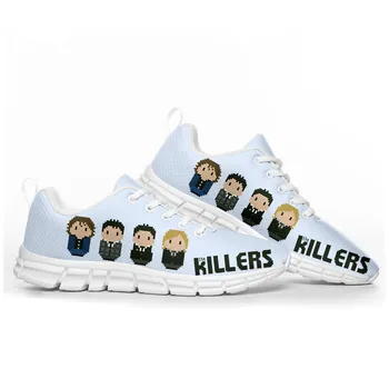 Рок-группа The Killers, Популярная спортивная обувь, Мужская, женская, подростковая, Детские Кроссовки, Повседневная Высококачественная обувь для пары, белая
