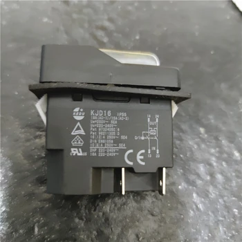 1шт KJD16/120V 4-контактный водонепроницаемый электромагнитный кнопочный переключатель с самосбросом