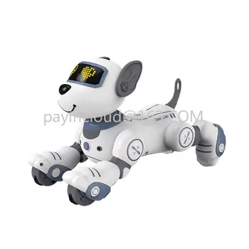 Интеллектуальный голосовой диалог Робот-собака с дистанционным управлением Детская Электрическая интерактивная игрушка для программирования Собака-каскадер