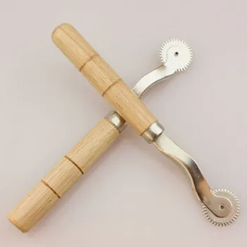 Принадлежности для набора инструментов для шитья Ручка с практичным рисунком с зазубренными краями, обводка мелом, круг для шитья, маркер для шитья