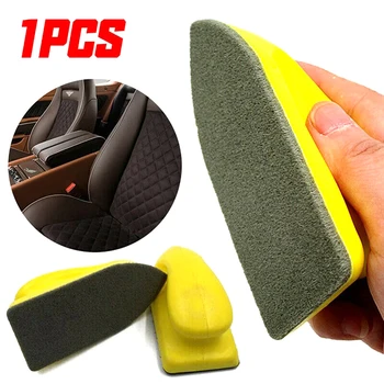 Щетка для чистки автомобильных кожаных сидений Clean Nano Brush Автоматическая мойка салона автомобиля Щетка для чистки автомобильных кожаных сидений Clean