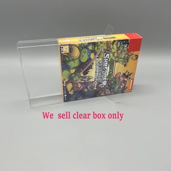 5 шт. Прозрачная коробка для NS Switch Shredder's Revenge Limited box пластиковая защитная коробка для хранения коллекции PET Protector
