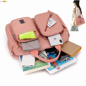CFUN YA 2023 Модная женская сумка через плечо, трендовая Женская сумка через плечо, Корейская однотонная студенческая сумка-мессенджер, женская сумка-тоут