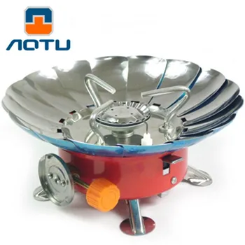Aotu, Ветрозащитные газовые плиты для кемпинга, складная портативная печь для приготовления пищи, плита для пикника, горелки