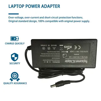 Адаптер питания для ноутбука Зарядное Устройство для TOSHIBA Satellite L500 L650 L670 L750D L850