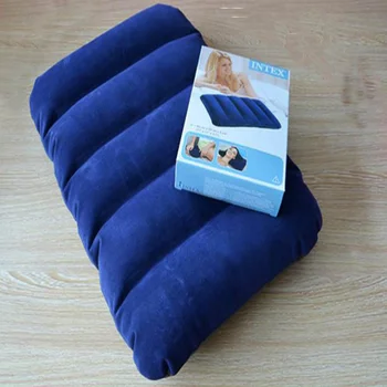 Новая Надувная подушка для кемпинга и путешествий на открытом воздухе Flocking Подушка Портативный Спальный Складной Дорожный Сон Воздушная подушка для отдыха