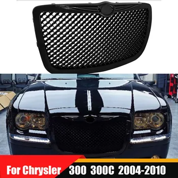 Для Chrysler 300 300C 2004-2010 Передняя отделка Сетчатая крышка Решетка бампера Верхние гоночные решетки Решетка радиатора Детали модификации автомобиля