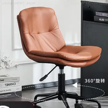 Удобное компьютерное кресло, современное кресло с простой спинкой, офисное кресло для сидения, домашнее кресло для учебы, кресло для макияжа в спальне