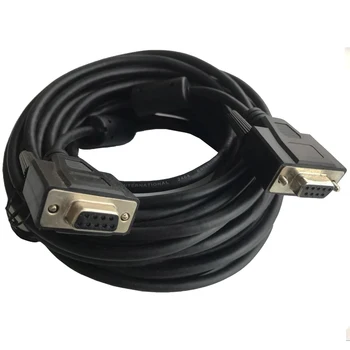 Кабель RS232, удлинительный кабель RS232 с последовательным подключением 10 М, нуль-модемный кабель, женский кабель RS232 к женскому удлинительному кабелю RS232