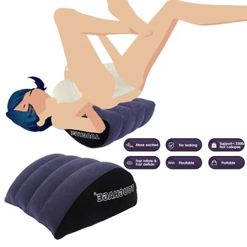 Новая секс-подушка G-Spot Magic Cushion, Надувные игрушки для дивана, Подушка С воздушным насосом, портативная секс-мебель из ПВХ Flocking Toughage
