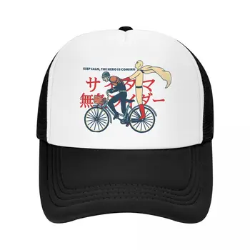 Saitama Mumen Rider Hero Is Coming Бейсболка One Punch Man Манга Сетчатая Шляпа Стильные Шляпы Дальнобойщиков Snapback Остроконечные Кепки