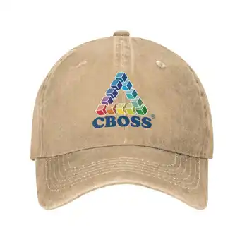 Графический принт Логотипа CBOSS Association, повседневная джинсовая кепка, Вязаная шапка, Бейсболка