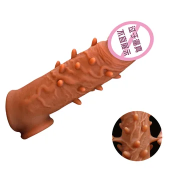Набор для увеличения мужского пениса Barb TPE Set Мужской силиконовый набор для пениса Wolf Tooth Set Набор кристаллов Игрушки для пары Секс-товары для взрослых