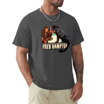 Футболка Doll - Fred Hampton, корейская модная черная футболка, мужская одежда, мужская футболка с рисунком