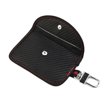 1 шт. сумка Faraday, автомобильный ключ, чехол для блокировки RFID-сигнала, чехол для ключей для защиты автомобиля от взлома, коробка для блокировки GPS-сигнала