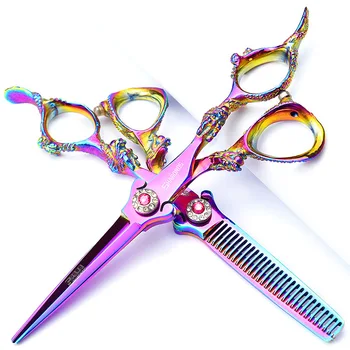 Парикмахерские ножницы, специальные плоские ножницы, набор зубных ножниц, используются для стрижки челки, редких волос и сломанных ножниц для волос
