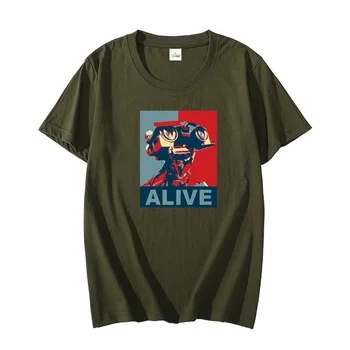 Мужская футболка Johnny Number 5 Short Circuit Alive Lebt Nummer Robot Kult, футболка оверсайз, графические футболки, футболка с круглым вырезом