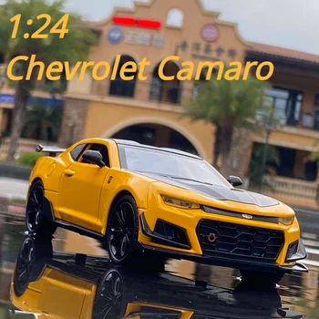1:24 Chevrolet Camaro, Литая под давлением модель спортивного автомобиля, Игрушка, Имитирующая автомобиль, Игрушки для детей, подарки A327