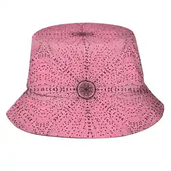 Polkadot Pinks Летняя Кепка Унисекс Солнцезащитная Шляпа Baker Miller Розовые Милые Успокаивающие цветы Polkadot Polkadots