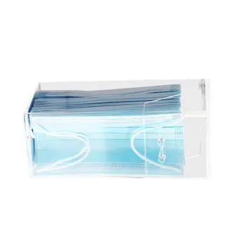 Прозрачные пластиковые контейнеры для масок Портативная и легкая коробка для масок, косметики, канцелярских принадлежностей