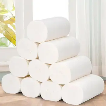 10 рулонов туалетной бумаги, набор салфеток для ванной комнаты, салфетки для ванной комнаты, товары для дома