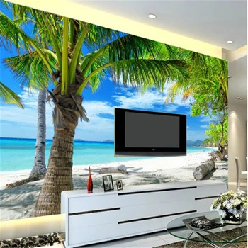 обои beibehang, фон для телевизора, обои для спальни, гостиной, большая фреска, средиземноморский пейзаж papel de parede