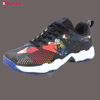 2023 новая мужская обувь для бадминтона kumpoo, женские дышащие высокоэластичные нескользящие спортивные кроссовки для тенниса