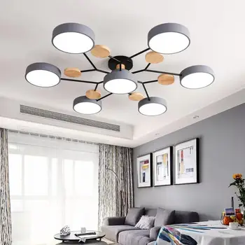 Современная потолочная светодиодная люстра для гостиной, столовой, квартиры, спальни, подвесные светильники, светильники для освещения