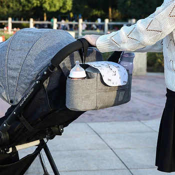 Органайзер для детской коляски Подстаканник Сумка CarTrolley Большой Емкости Дорожные Аксессуары Вещи для хранения новорожденных Портативный