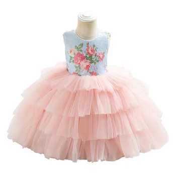 Летнее платье для девочек, одежда для малышей, детская одежда с цветочным принтом, костюм принцессы для детей, топы, платья сестер