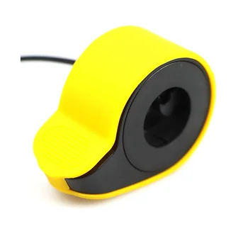 Универсальный защитный чехол для дроссельной заслонки для большого пальца акселератора, Крепежная втулка для скутера (желтый)