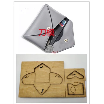 DIY кожаный конверт для рукоделия держатель для карт маленький кошелек форма для высечки ножей ручной станок перфоратор