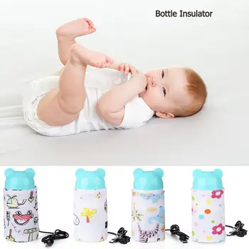 USB-грелка для молока, изолированная сумка, портативная дорожная грелка для чашек, крышка для бутылочки для кормления, грелка, обогреватель, Сумки для бутылочек для кормления, детские