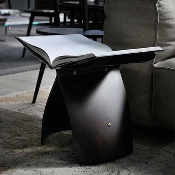Скандинавский стул для гостиной, Изогнутая скамья из цельного дерева, Дизайнерская индивидуальность, бабочка, Современные минималистичные Бытовые стулья для гостиной