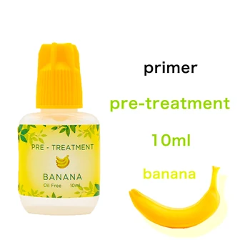 10 мл грунтовки со вкусом банана, родом из Кореи, для предварительной обработки, мягкая, не раздражает и не вредит ресницам.
