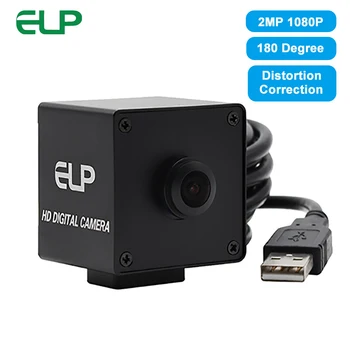 ELP 180-Градусная Коррекция Искажений USB-Веб-камера 1080P HD Aptina AR0330 Цветной CMOS-Сенсор H.264/MJPEG/YUV USB-Камера с USB