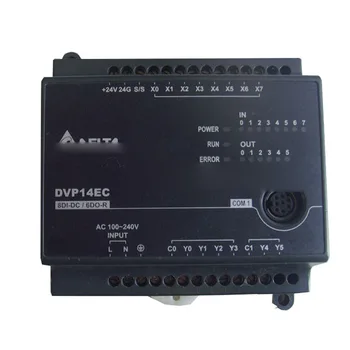 100% Оригинальный Стандартный ПЛК серии DVP14EC00R3 EC3 с 14-точечным хостом 8DI 6DO RS-232 с релейным выходом 100-240 В переменного тока