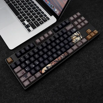 136-клавишные Колпачки Ghost Space Keycaps Cherry PBT Keycap для клавиатуры MX Switches Mechinery