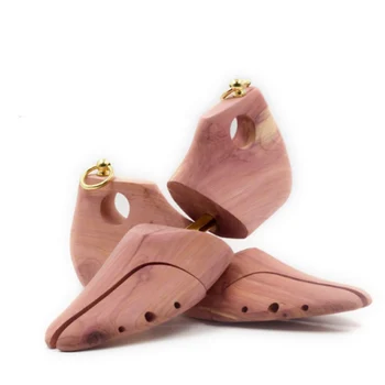 1 Пара Регулируемых формирователей обуви из красного кедрового дерева Мужская подставка для растяжения дерева для обуви Для мужчин Устройство для расширения ботинок