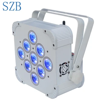 SZB 9X15 Вт 5 в 1 RGBWA Беспроводной DMX Номинальный светильник на батарейках/SZB-WBPL0915